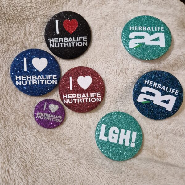 Badges Paillettes